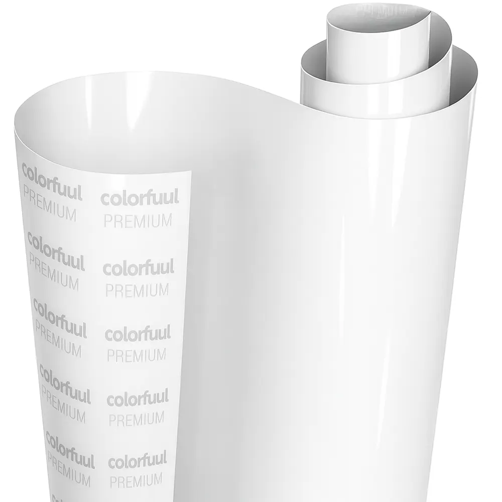 Ultra Glanzende Witte Vinyl Car Wrap Rol