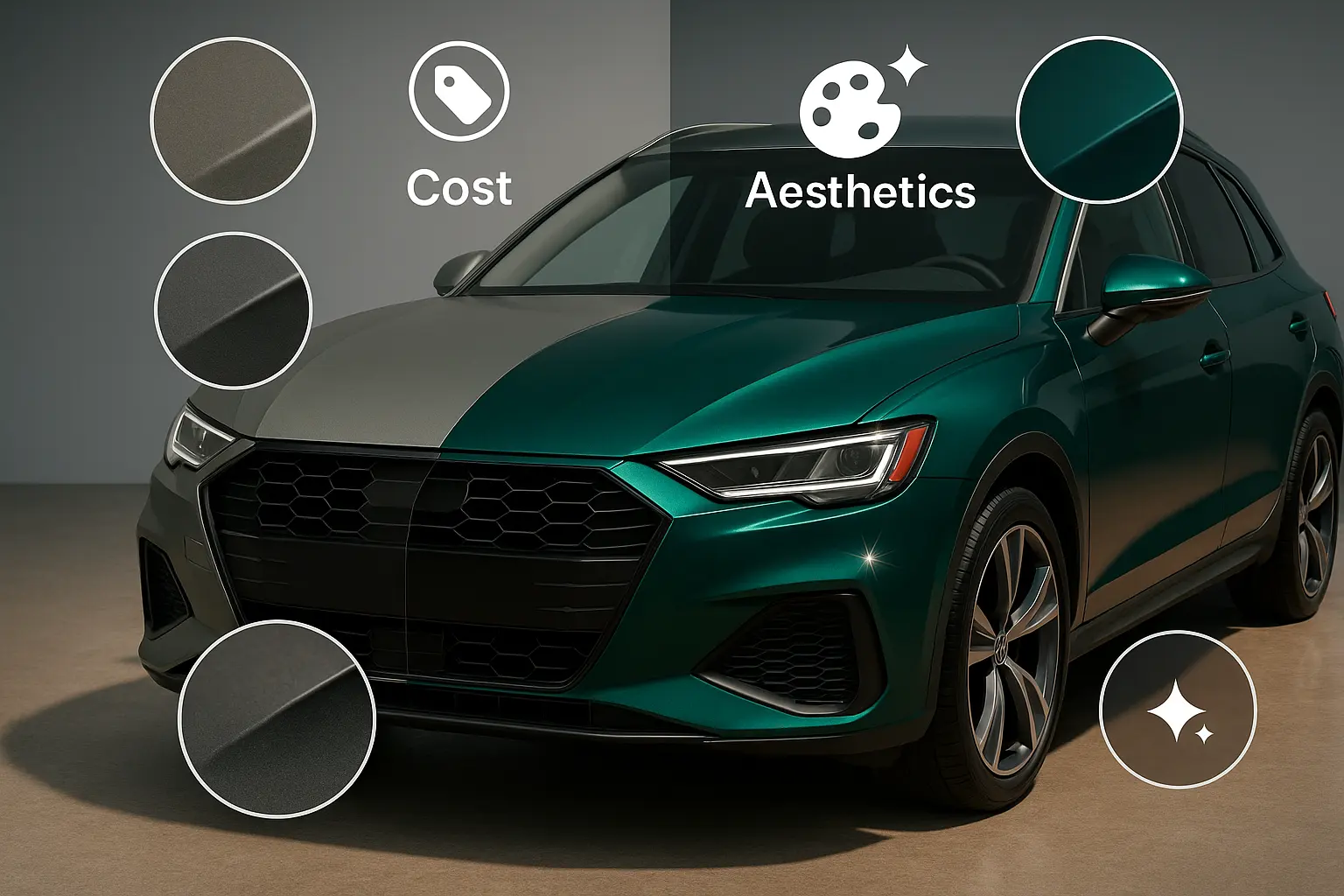 Kleur TPU PPF Kosten vs esthetiek