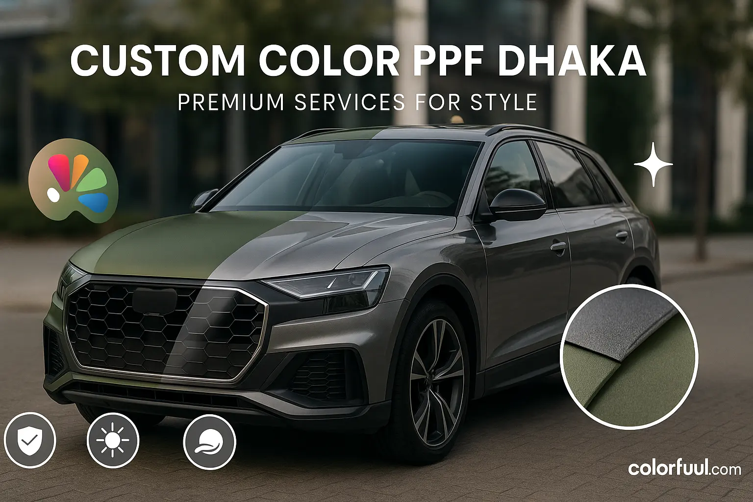 Aangepaste kleur PPF