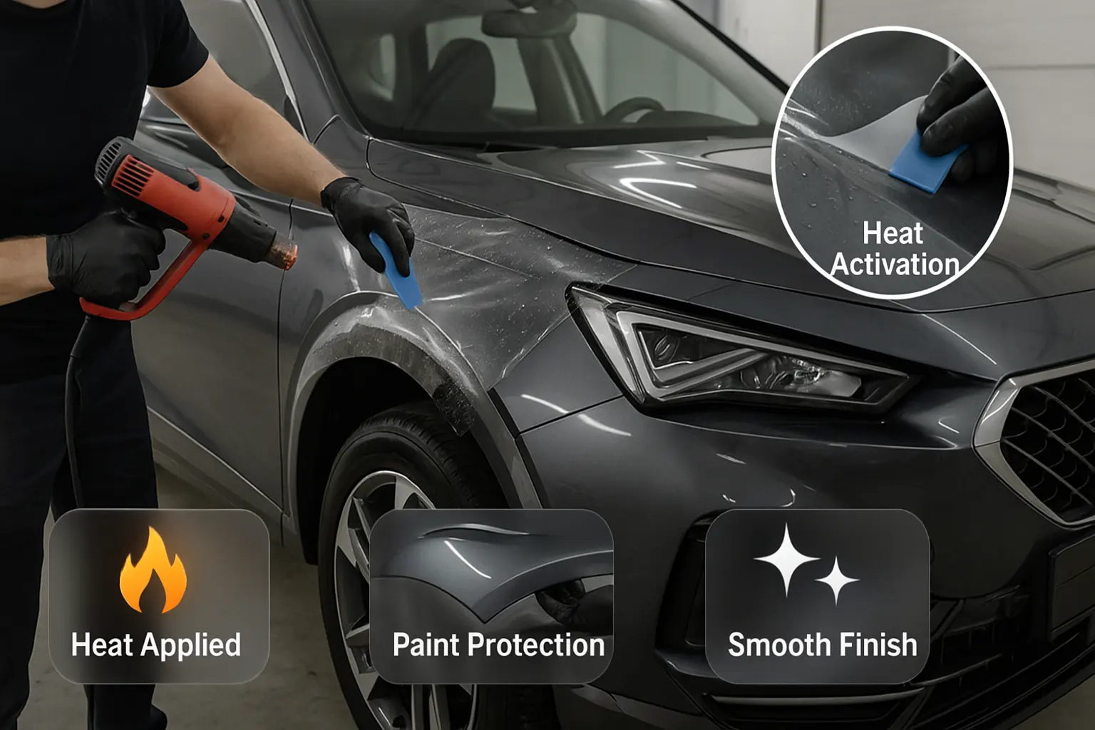 Warmteactivatie voor TPU PPF