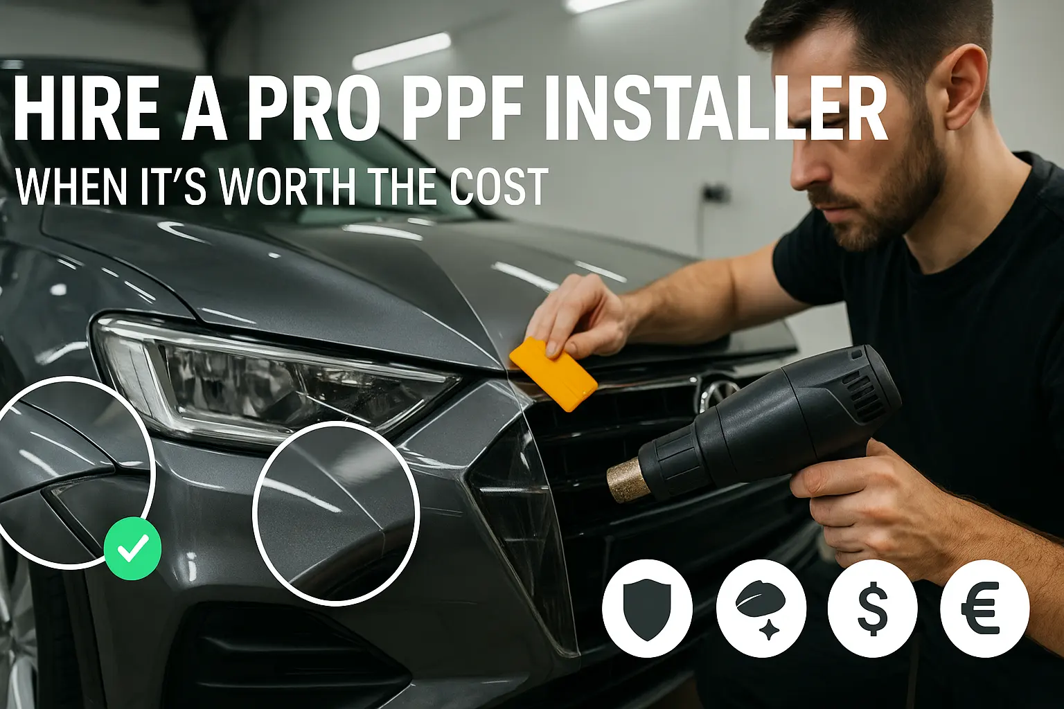 Huur een professionele PPF-installateur in