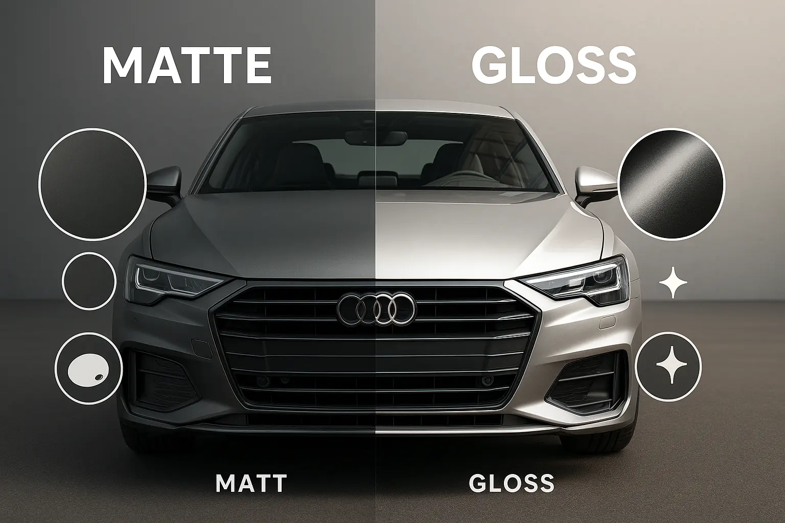 Matte vs Glanzende TPU PPF