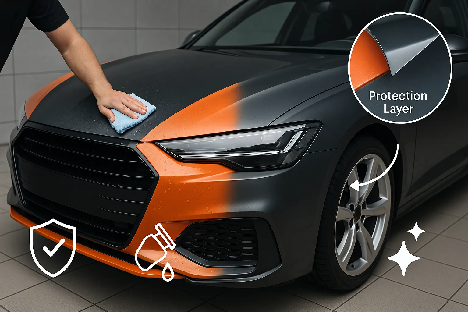 Voorkom vlekken op TPU PPF