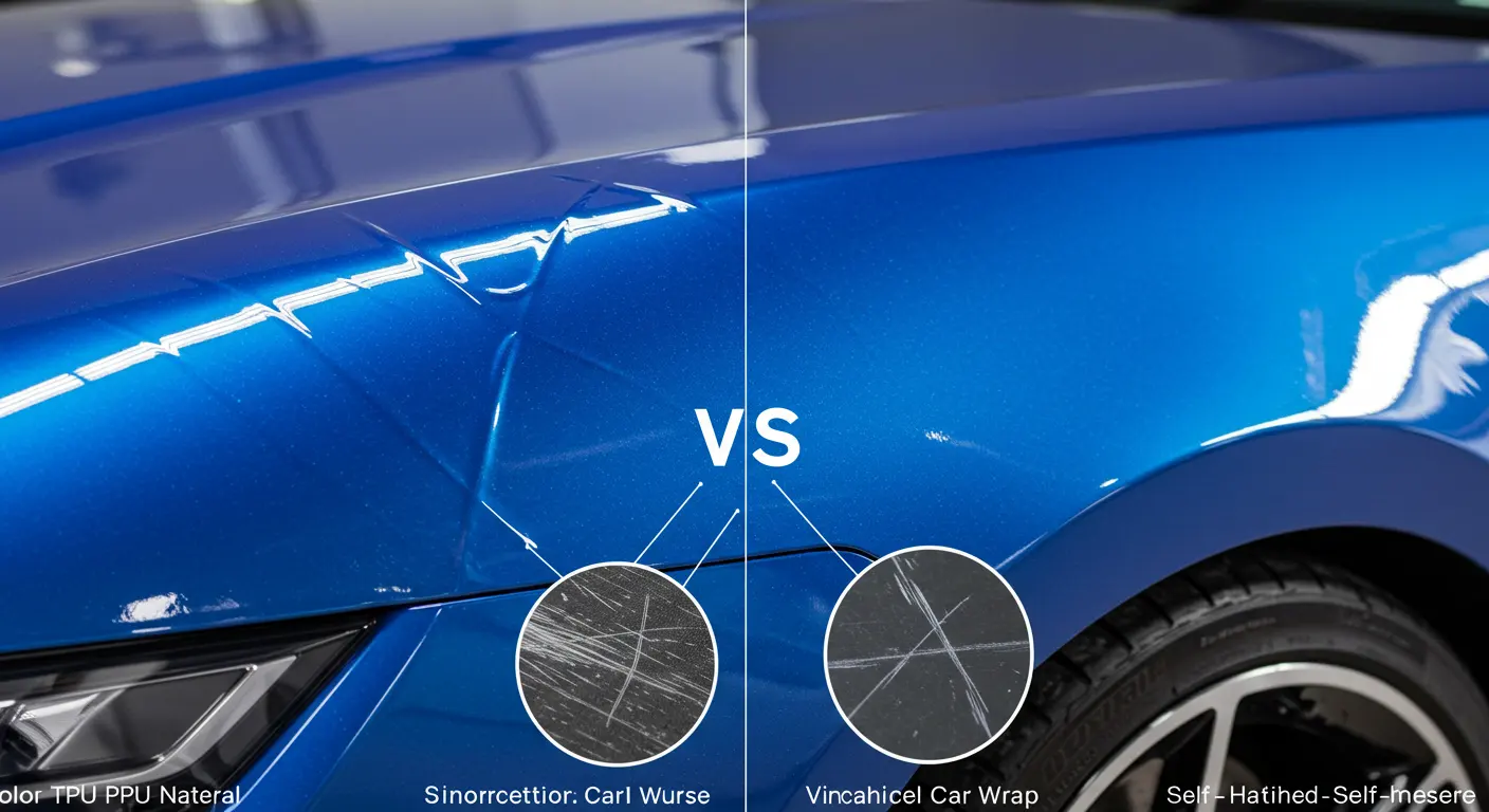 Kleur TPU PPF vs Vinyl Car Wrap