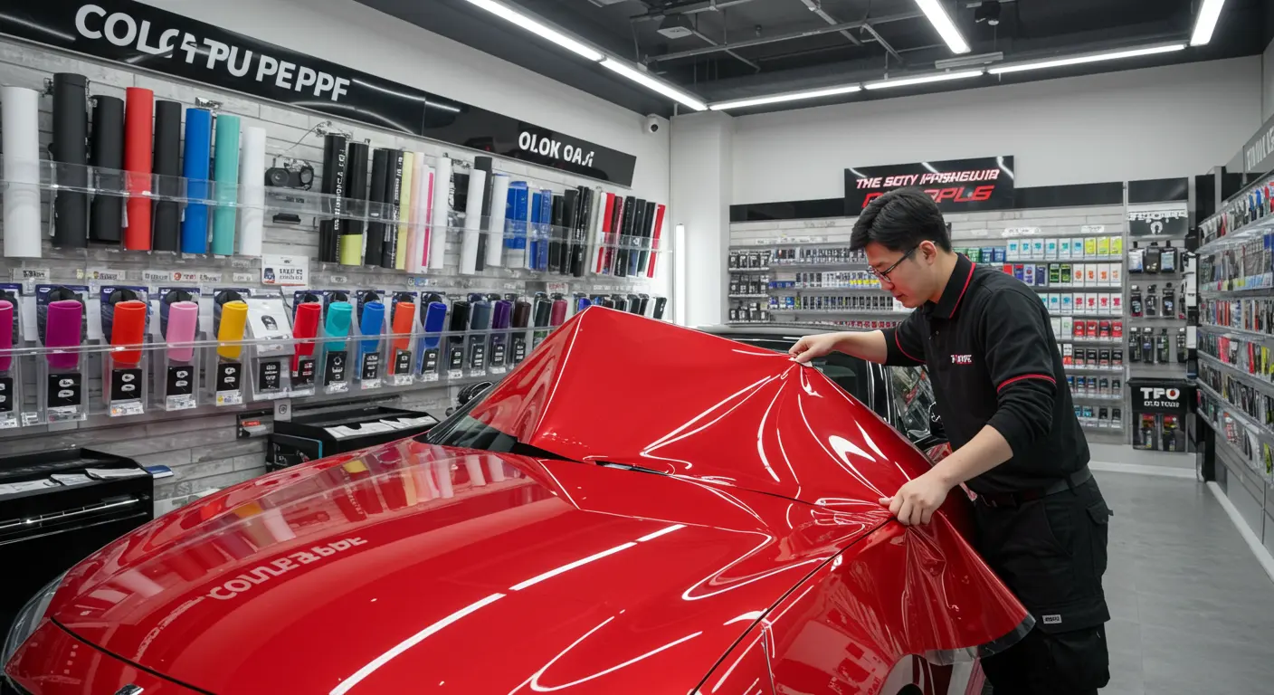 kleur TPU PPF winkel Korea