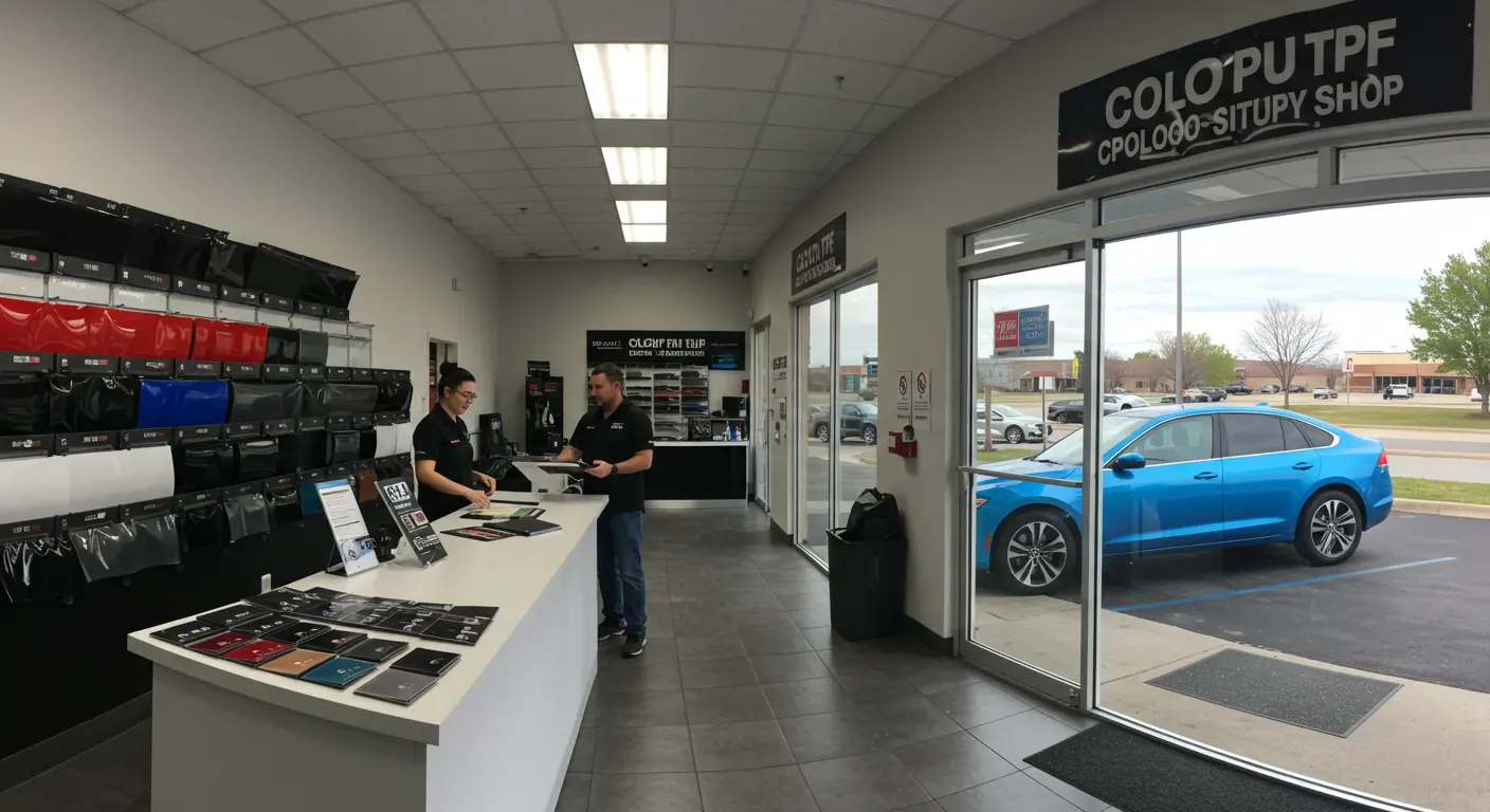 kleur TPU PPF-winkel in de VS