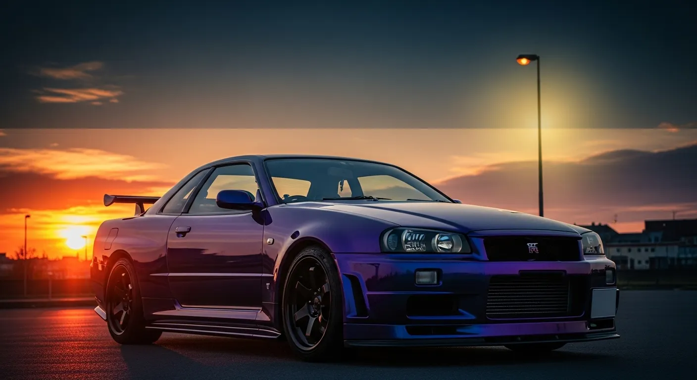 Best Lighting Conditions for Midnight Purple Cars