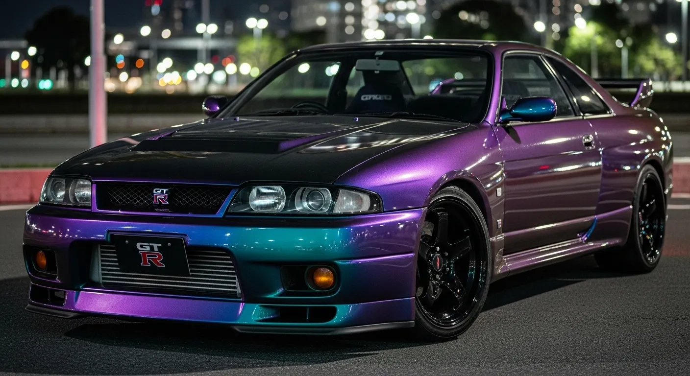 Midnight Purple R33 GTR Vinyl