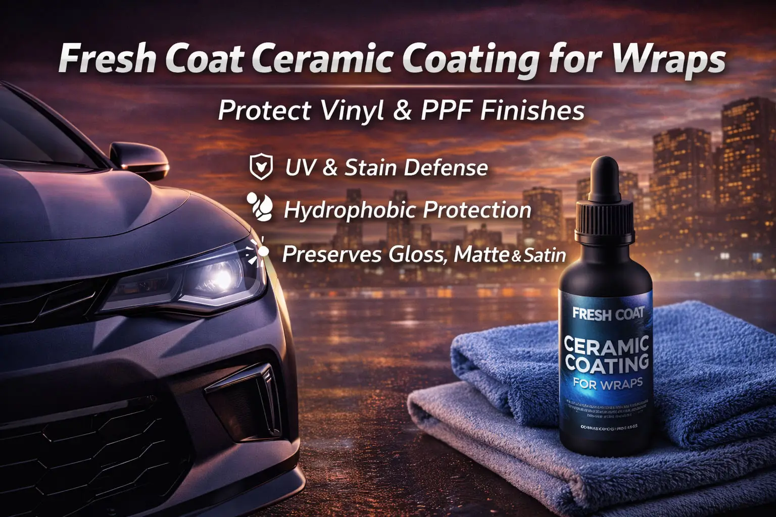 Fresh Coat Ceramic Coating for Wraps: The Ultimate Protection for Vinyl and PPF
